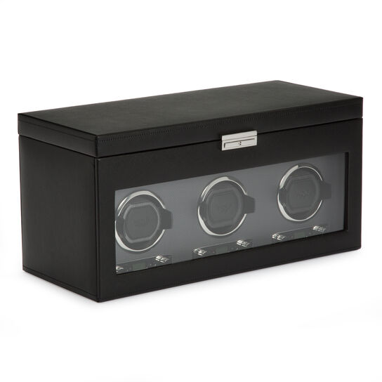 Viceroy Black 3 Piece Watch Winder with Storage image number 2