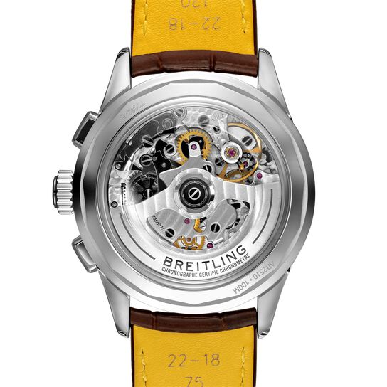 breitling-premier-heritage-b25-datora-42-steel-copper-watch-ab2510201k1p1-back image number 1
