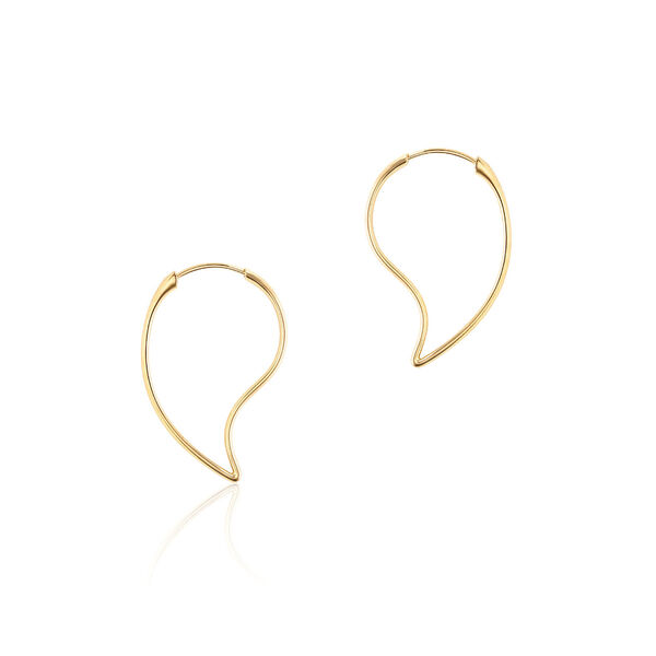 Boucles d’oreilles anneaux en or jaune