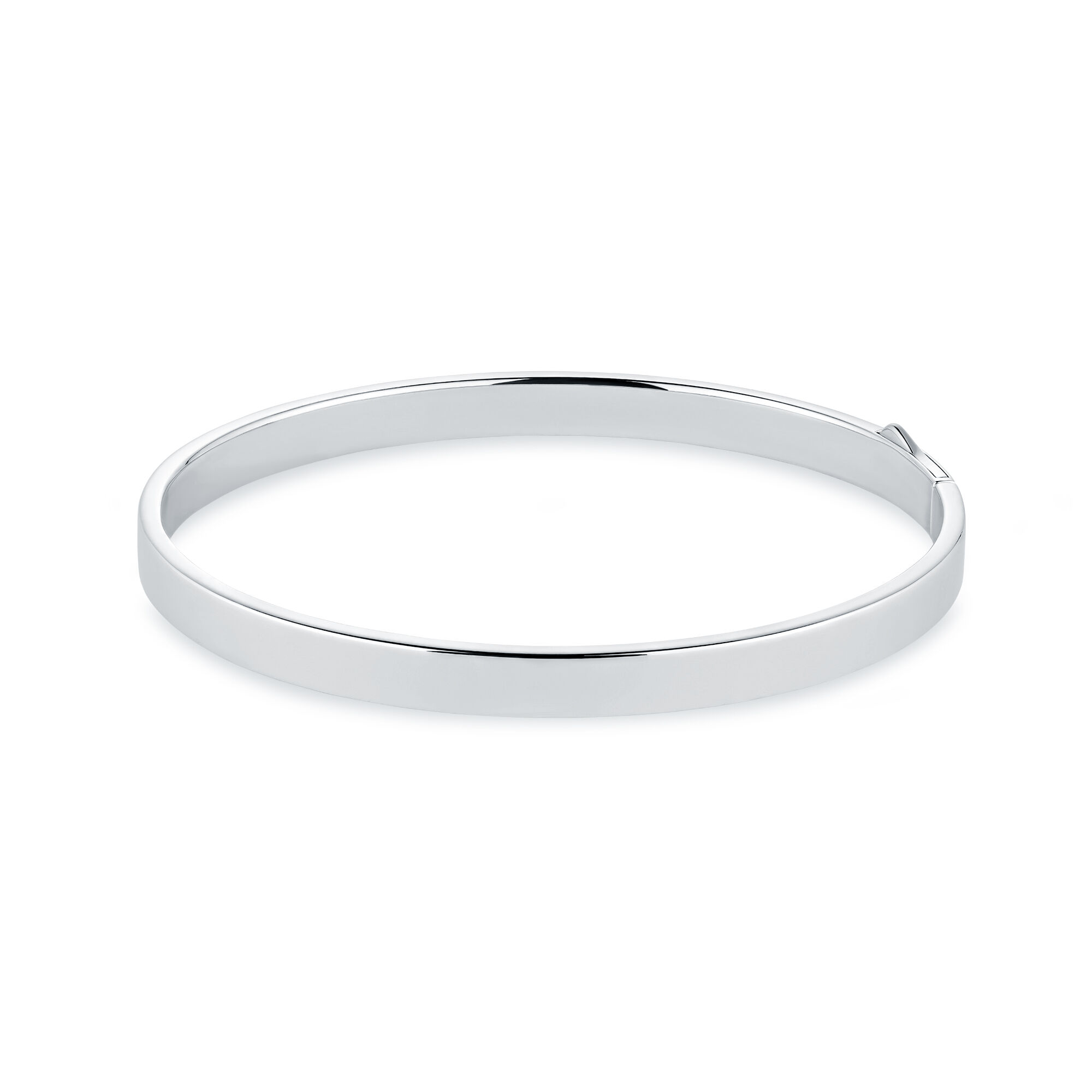 Silver Oval Bangle 5mm Birks