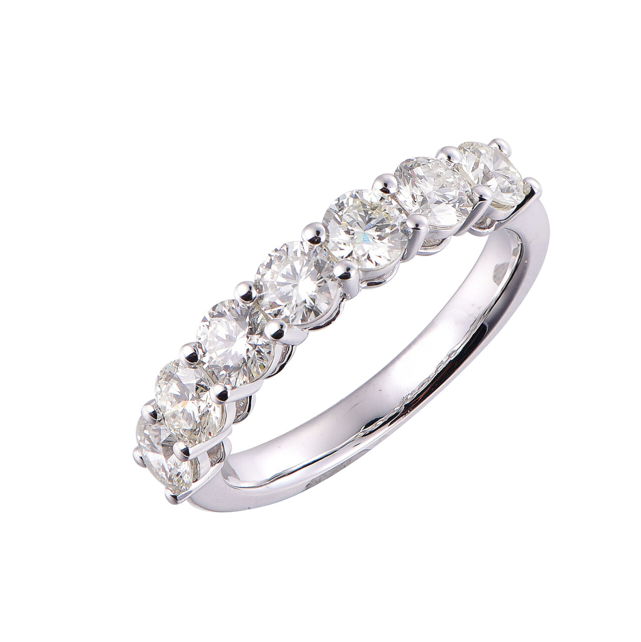 White Gold Diamond Ring image number 1