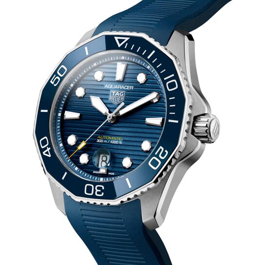 tag heuer aquaracer automatic steel 43 mm wbp201b.ft6198 angle image number 1
