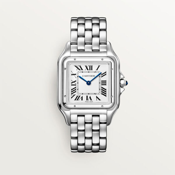 Panthère de Cartier 42 mm quartz en acier inoxydable, grand modèle