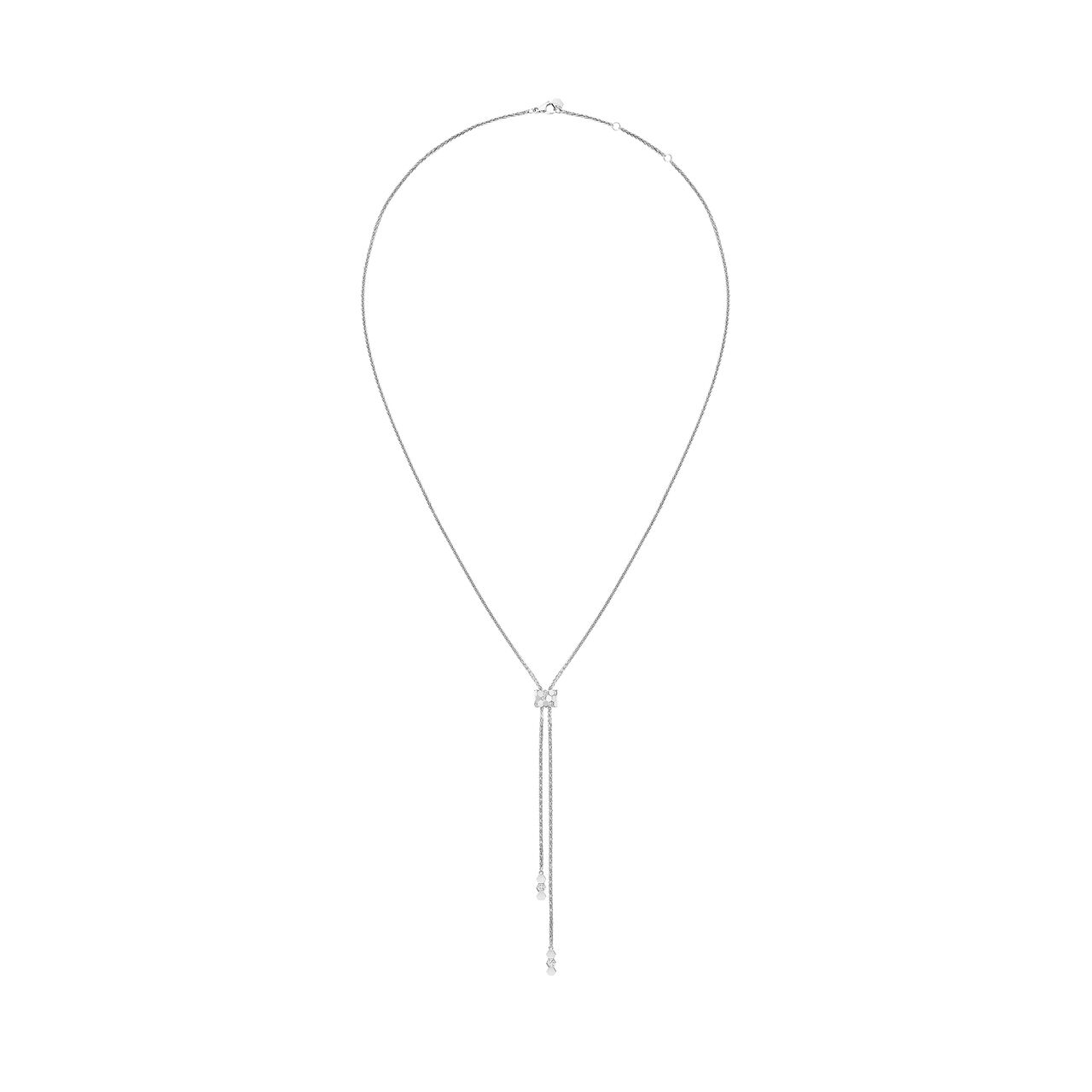 Chaumet Bee My Love white gold and diamond bolo tie necklace image number 1