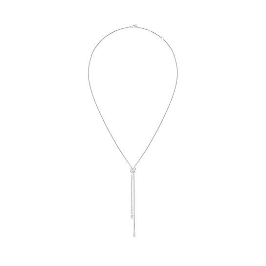 Chaumet Bee My Love white gold and diamond bolo tie necklace image number 1