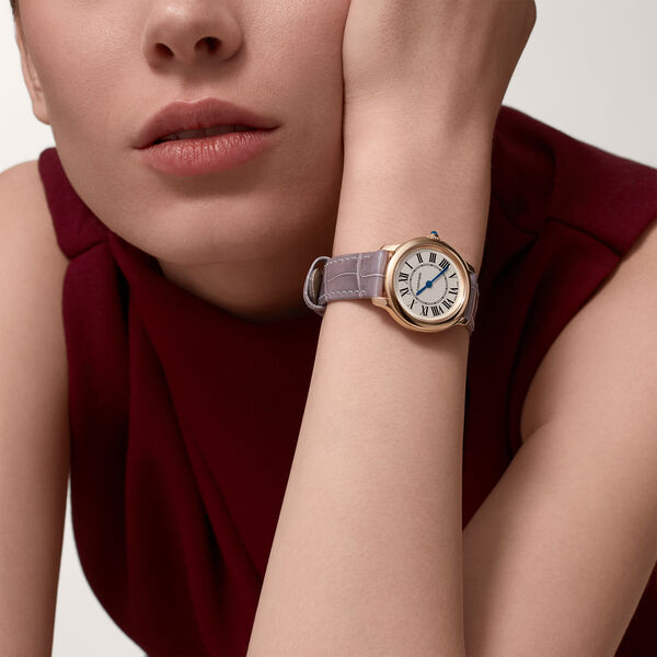 Ronde Louis Cartier Quartz 29 mm Rose Gold