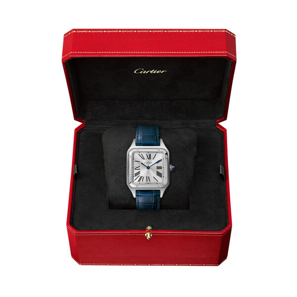 Santos-Dumont Large Model Quartz 43 mm Stainless Steel