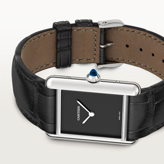 Cartier Tank Must Quartz Large 34 x 25 Stainless Steel image number 1