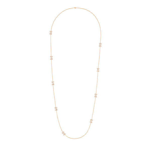 Jeux de Liens Rose Gold Mother-Of-Pearl Diamond Necklace