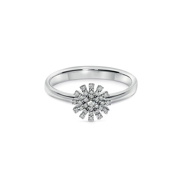 Bague Margherita en or blanc et pavé de diamants