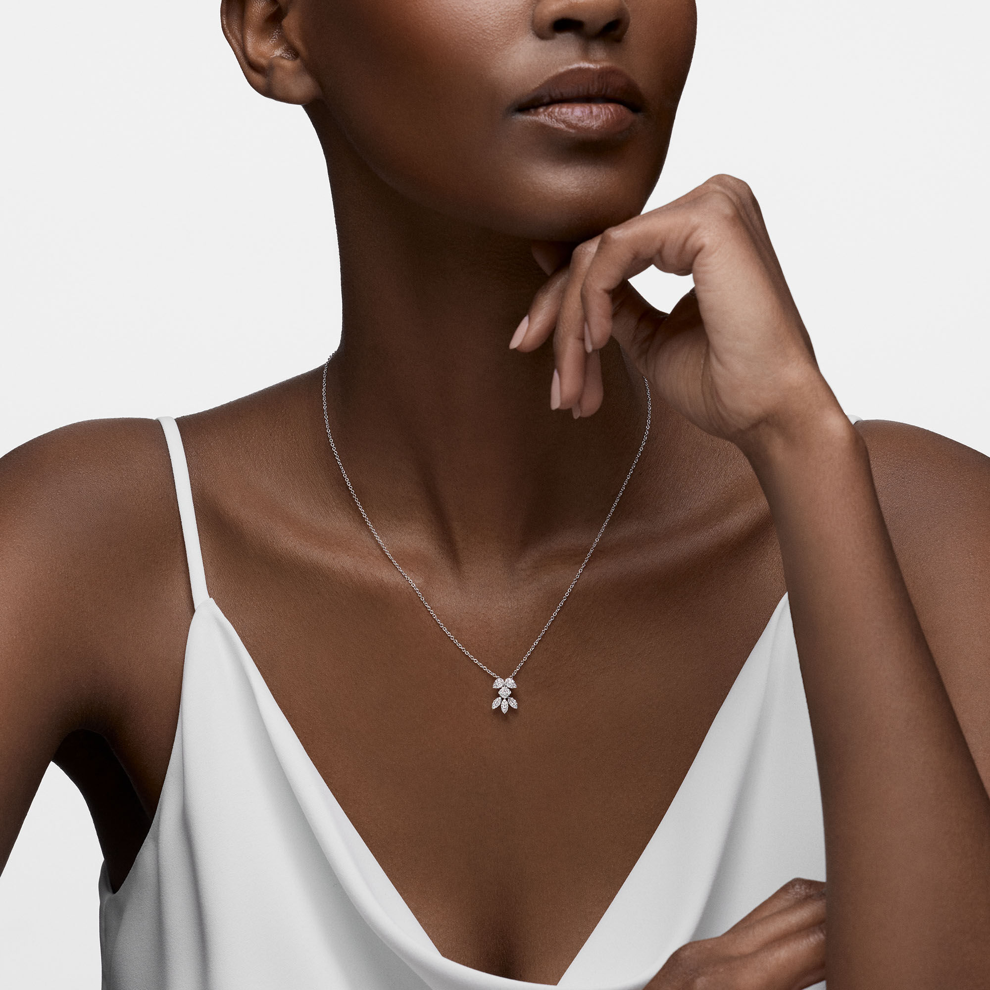 Diamond Snow Angel Pendant