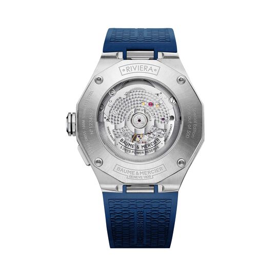 Baume & Mercier Riviera Tideograph Baumatic Automatic 43 mm Stainless Steel - Limited Edition image number 5