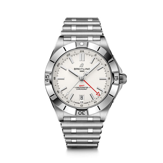 Breitling Chronomat Automatic GMT 40 Steel White A32398101A1A1 Front image number 0
