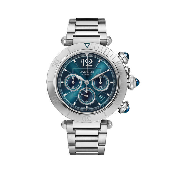 Pasha de Cartier Automatic Chronograph 41 mm Stainless Steel