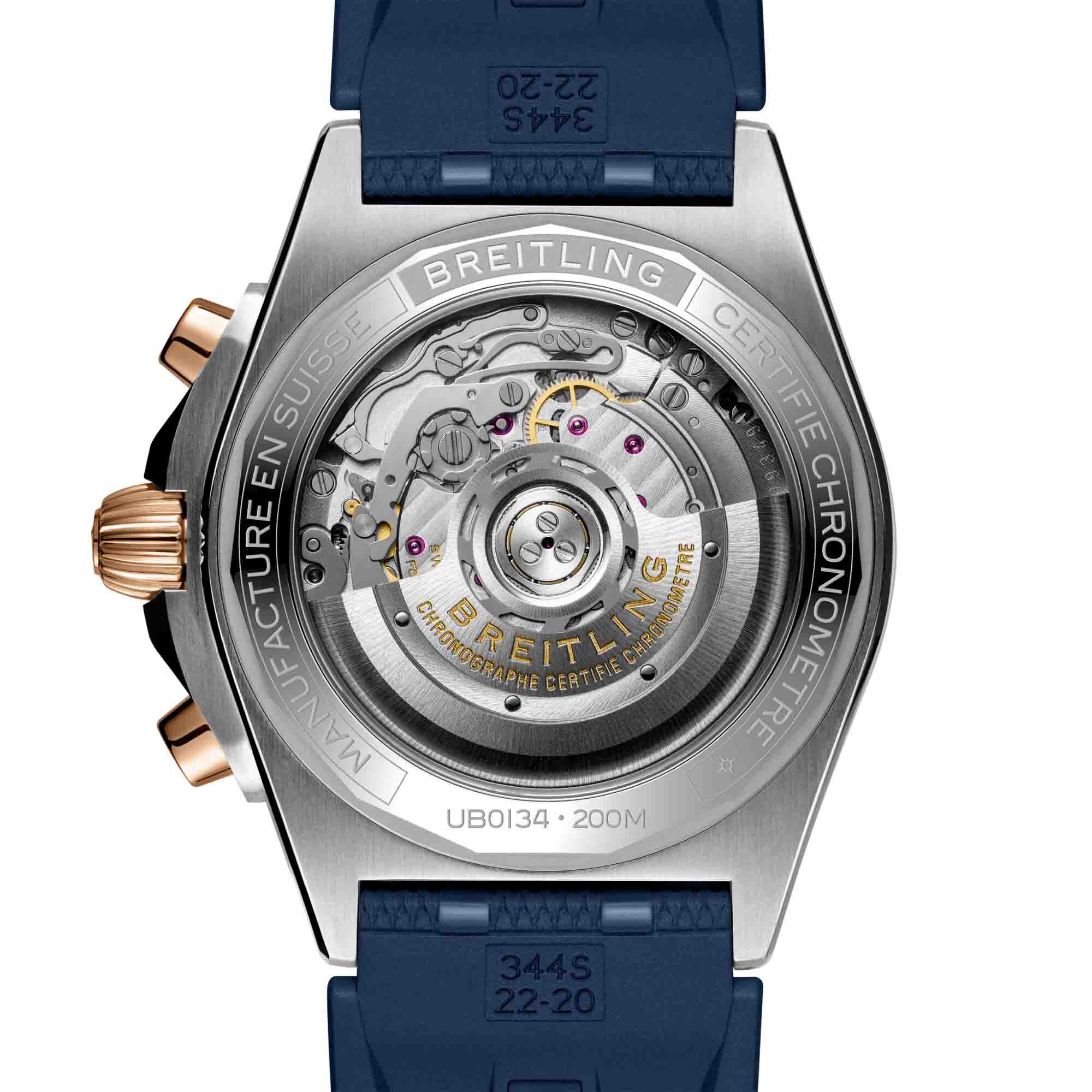 Chronomat B01 Automatic Chronograph 42 mm Stainless Steel and Red Gold