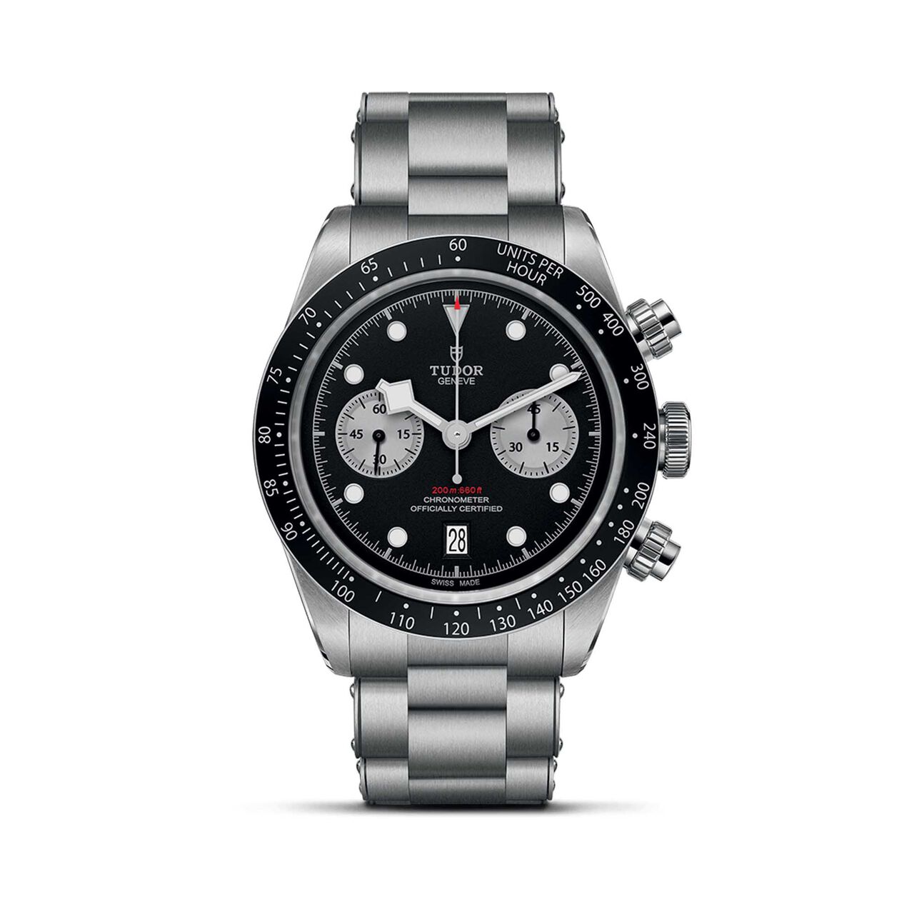 Tudor Black Bay Chrono 41Mm Steel Case Steel Bracelet Black Dial With Silver Counters image number 0