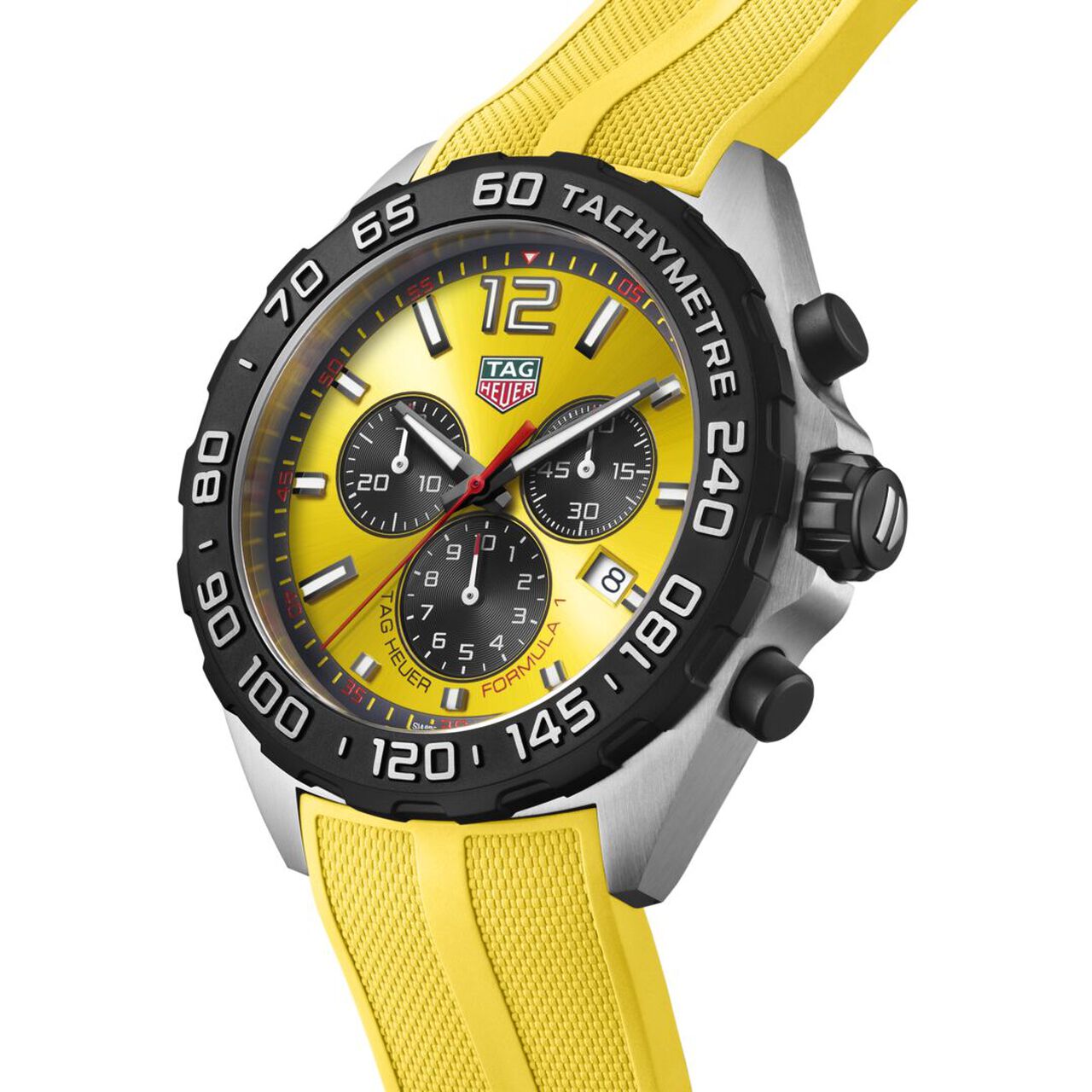 TAG Heuer Formula 1 Quartz Chronograph 43 mm Stainless Steel Angle image number 1