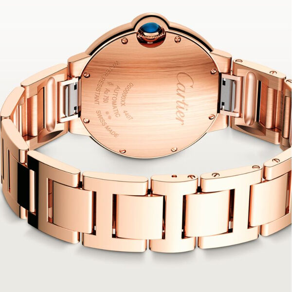 Ballon Bleu de Cartier 36 mm automatique en or rose et diamants