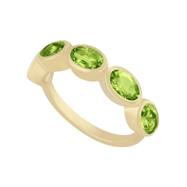 Oval Shape Peridot Ring