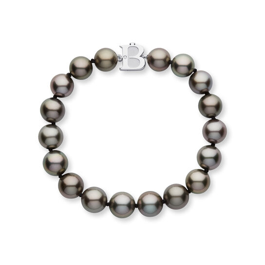 Birks White Gold Tahitian Bracelet - 9-10 mm image number 0