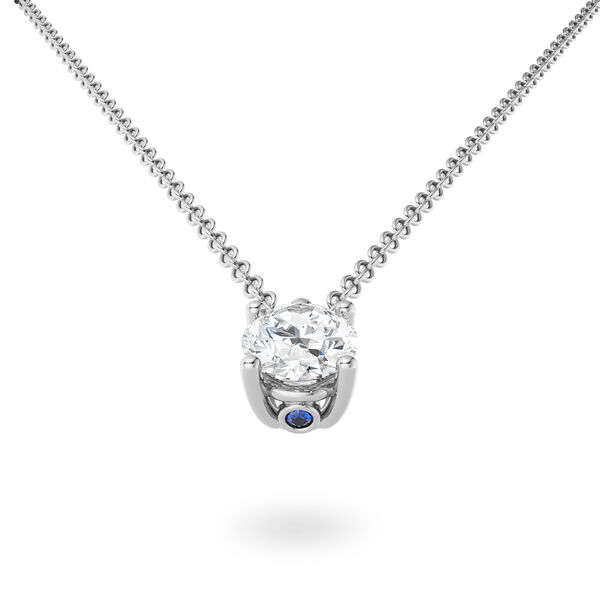 Round Solitaire Diamond Pendant