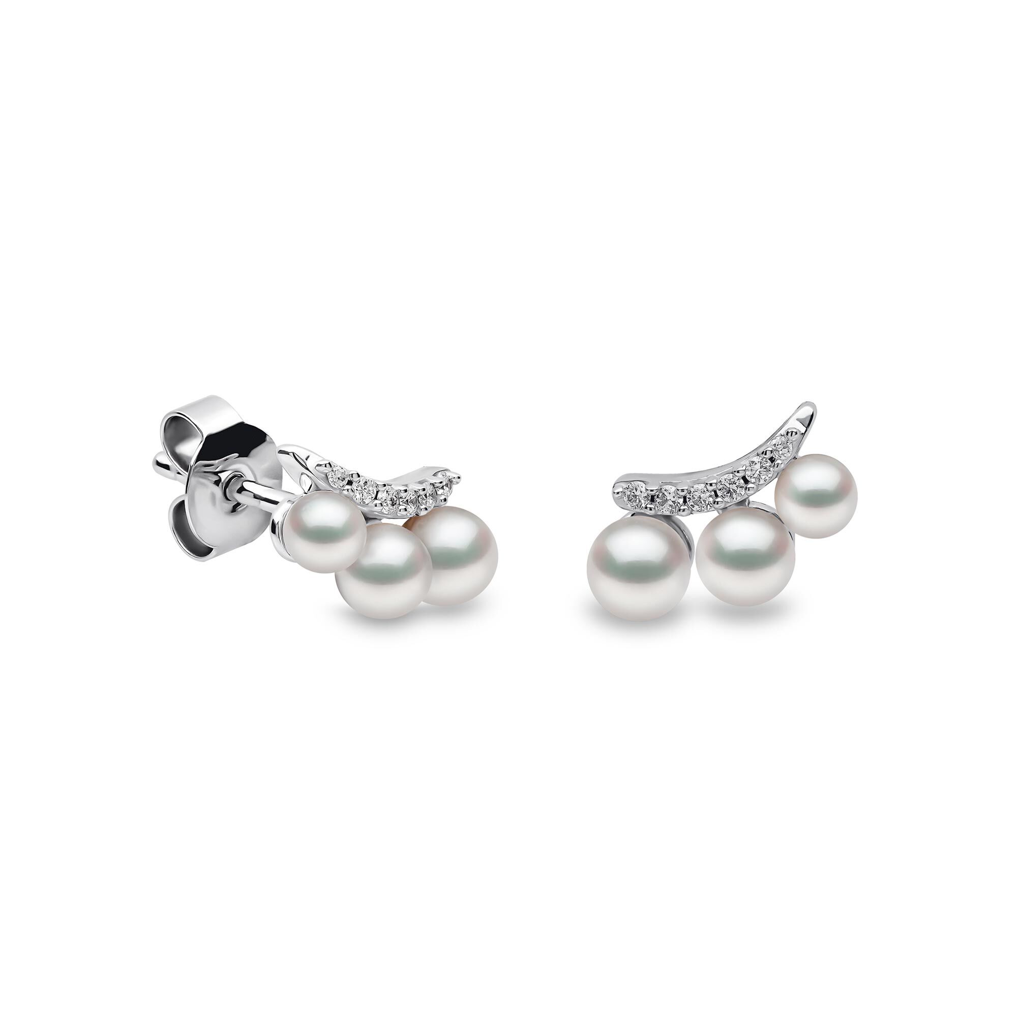 Pearl and cz 2025 earrings