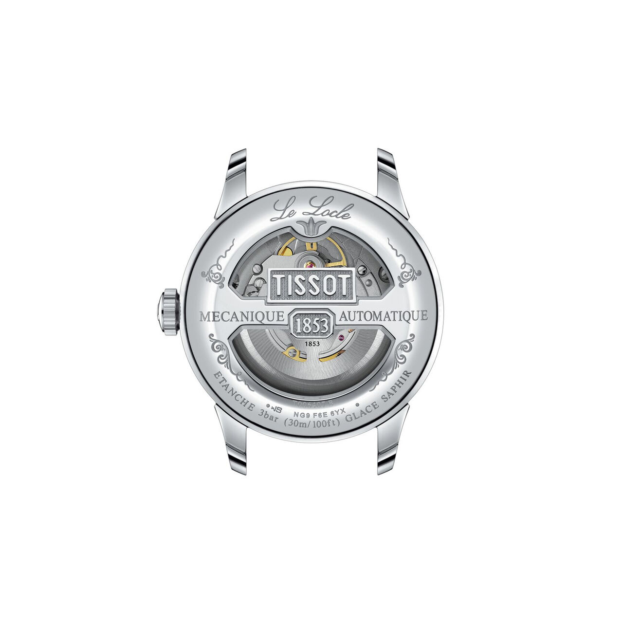Tissot Le Locle 39 mm automatique en acier inoxydable image number 2