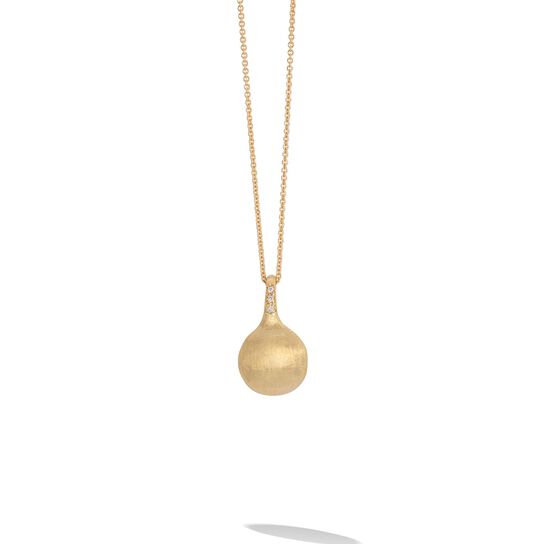 maison birks marco bicego africa collection yellow gold and diamond pendant cb2493 b y image number 0