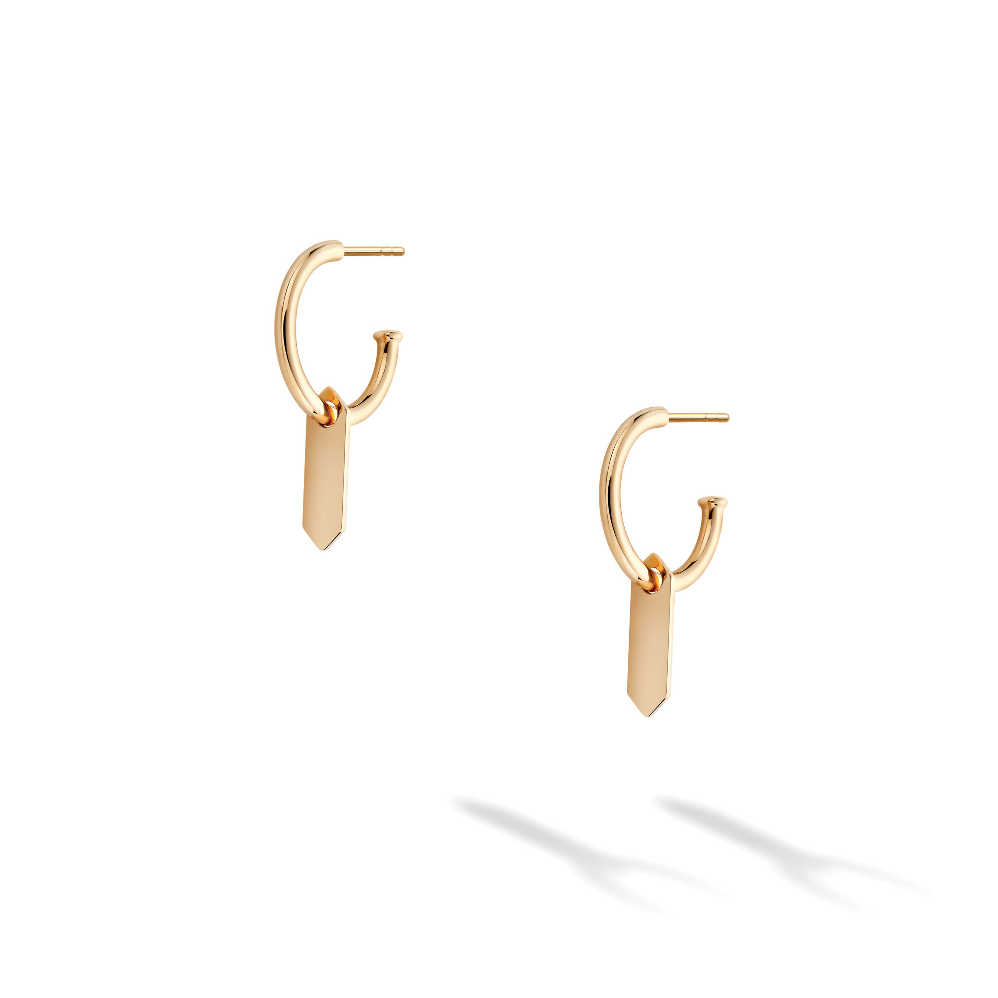 Yellow gold online dangle earrings