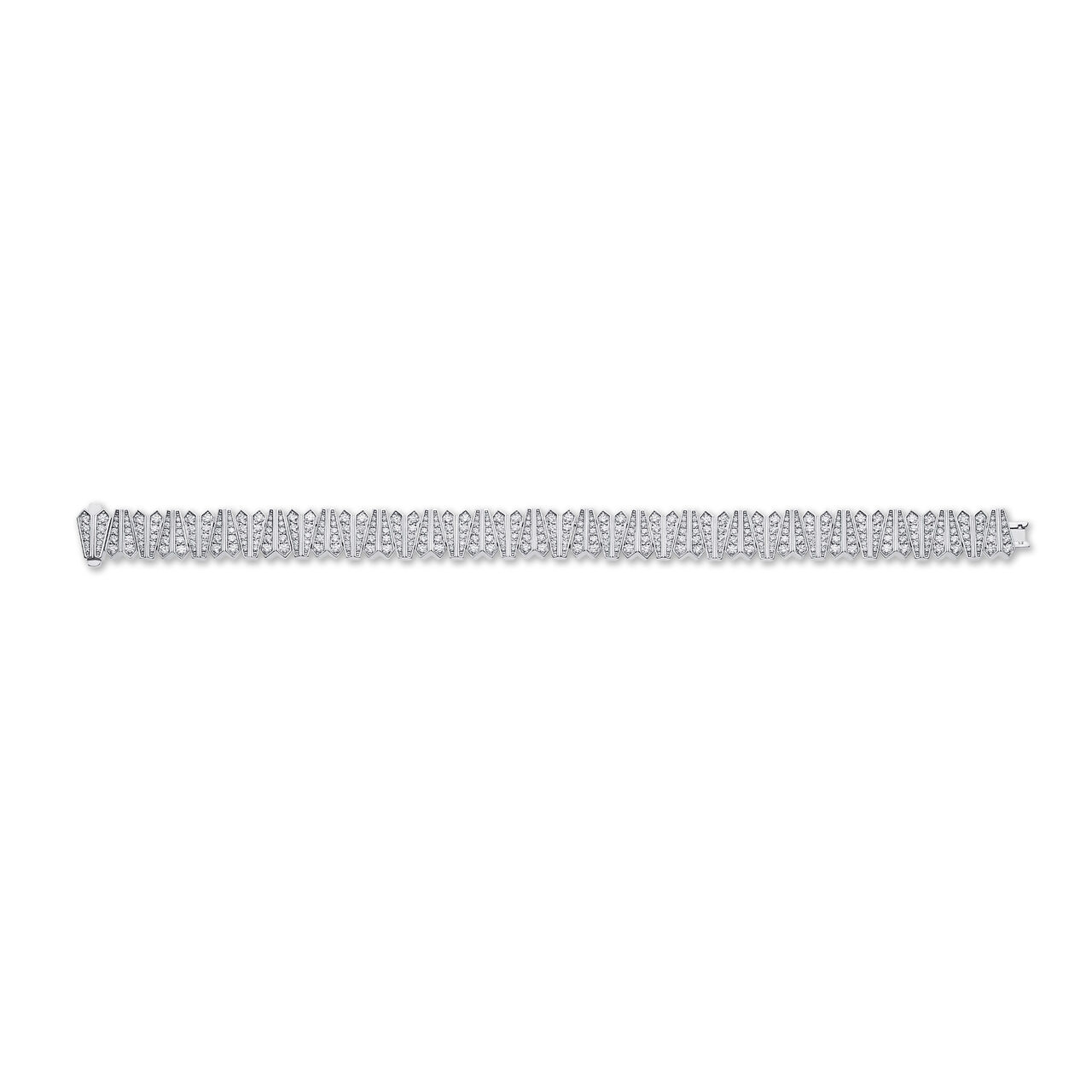 Birks Beekeeper Diamond Bracelet in White Gold image number 2