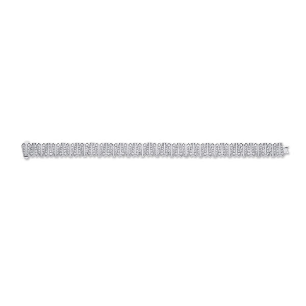 Bracelet en diamants et or blanc