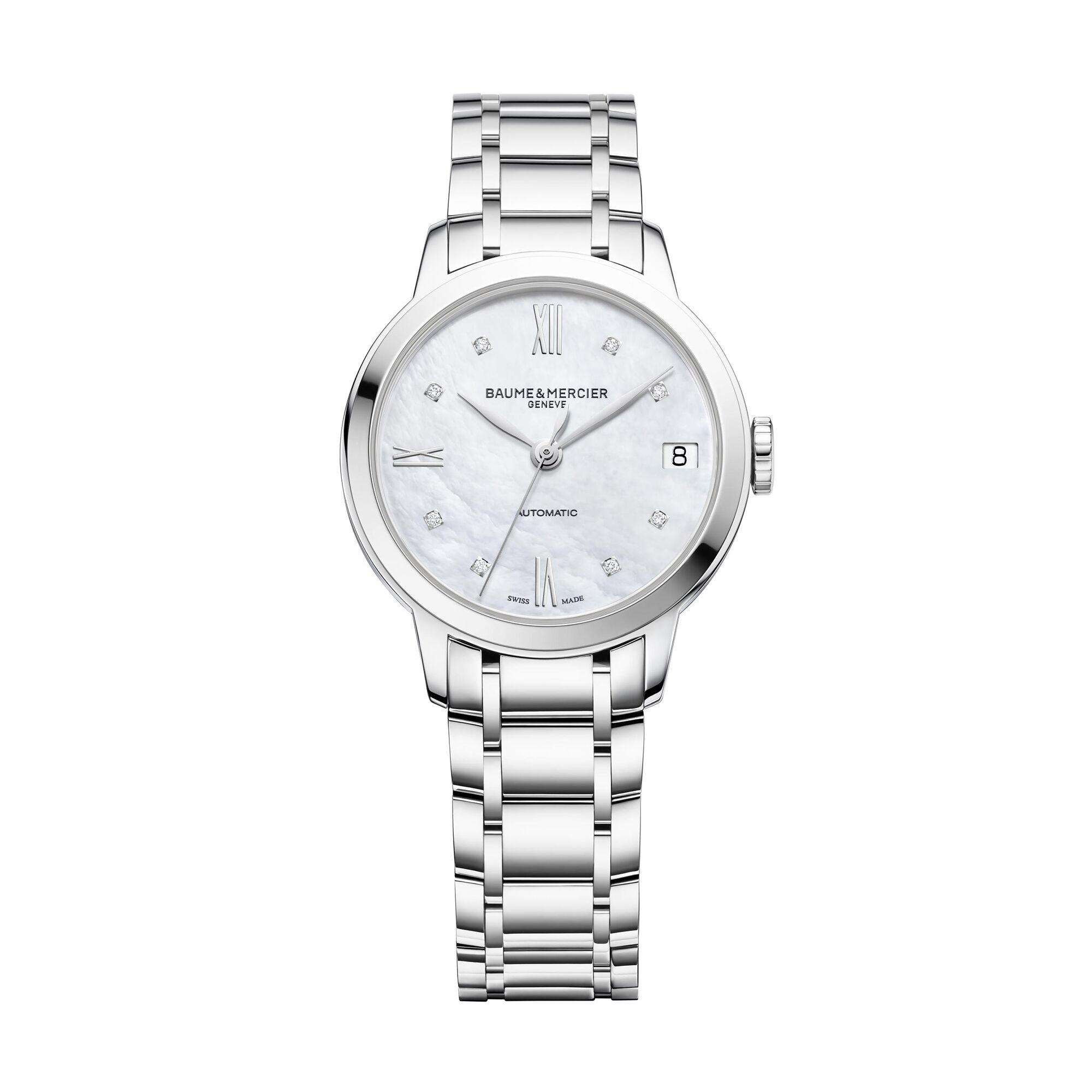 Baume Mercier Women s Watch Classima Steel and Diamond