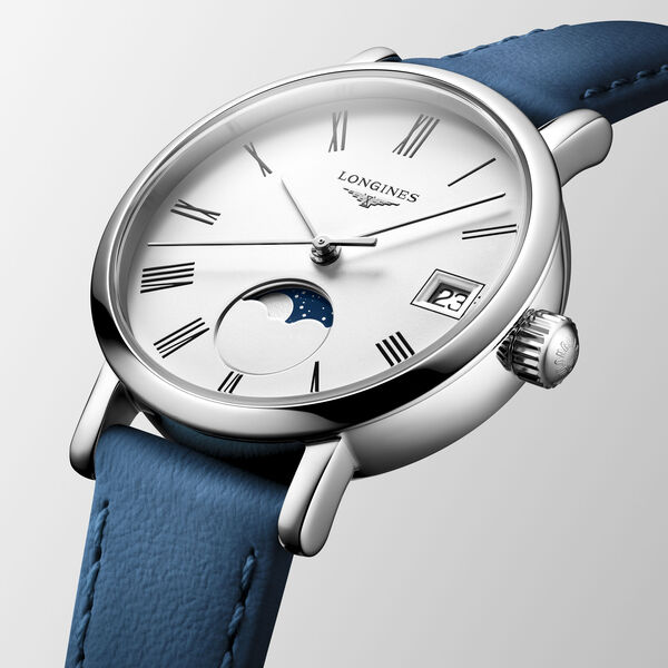 Elegant Quartz Moonphase 30 mm Stainless Steel