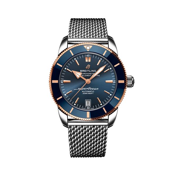 Superocean Heritage B20 42 mm automatique en acier inoxydable et or rouge