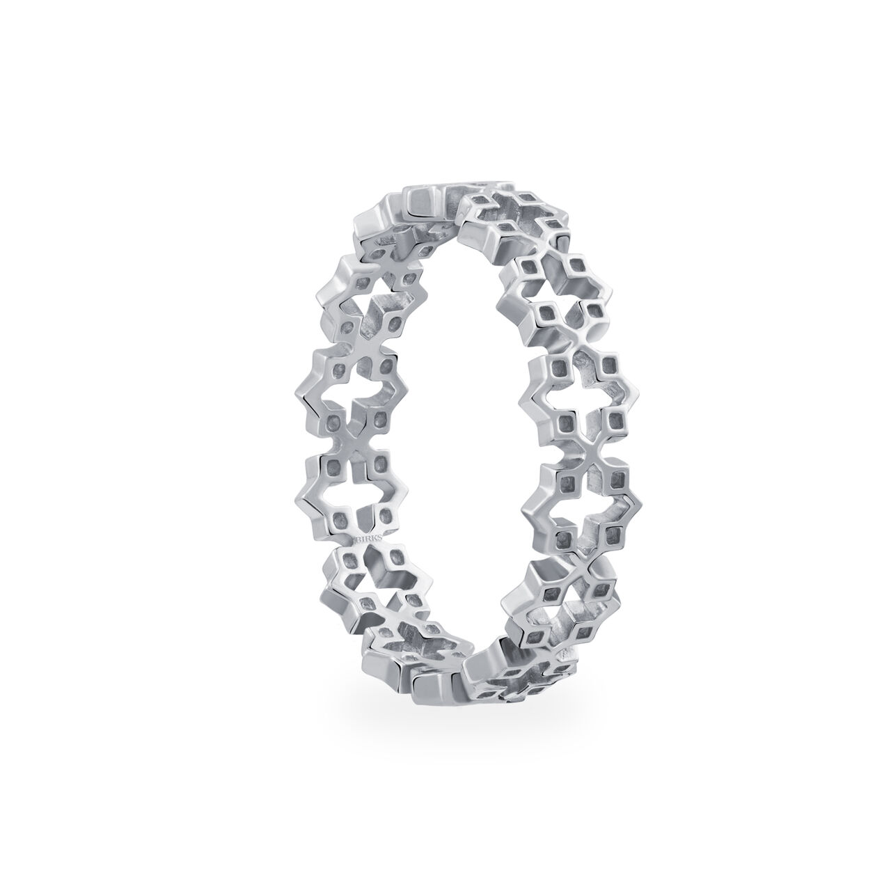 Birks Iconic Silver Stackable Muse Ring image number 2