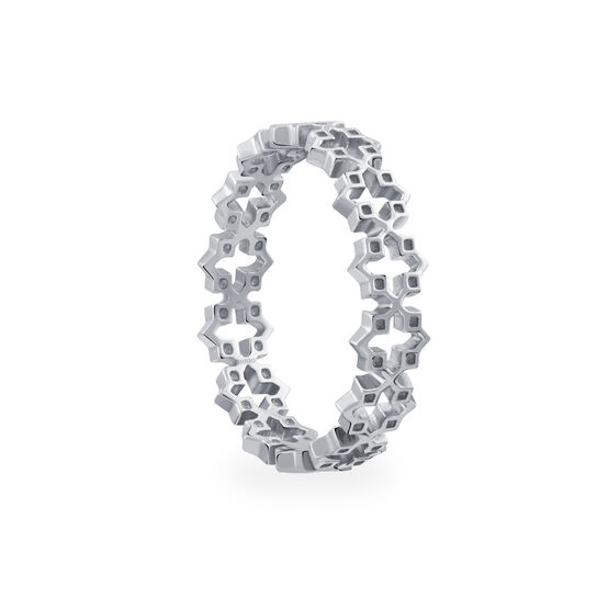 Birks Iconic Silver Stackable Muse Ring image number 2