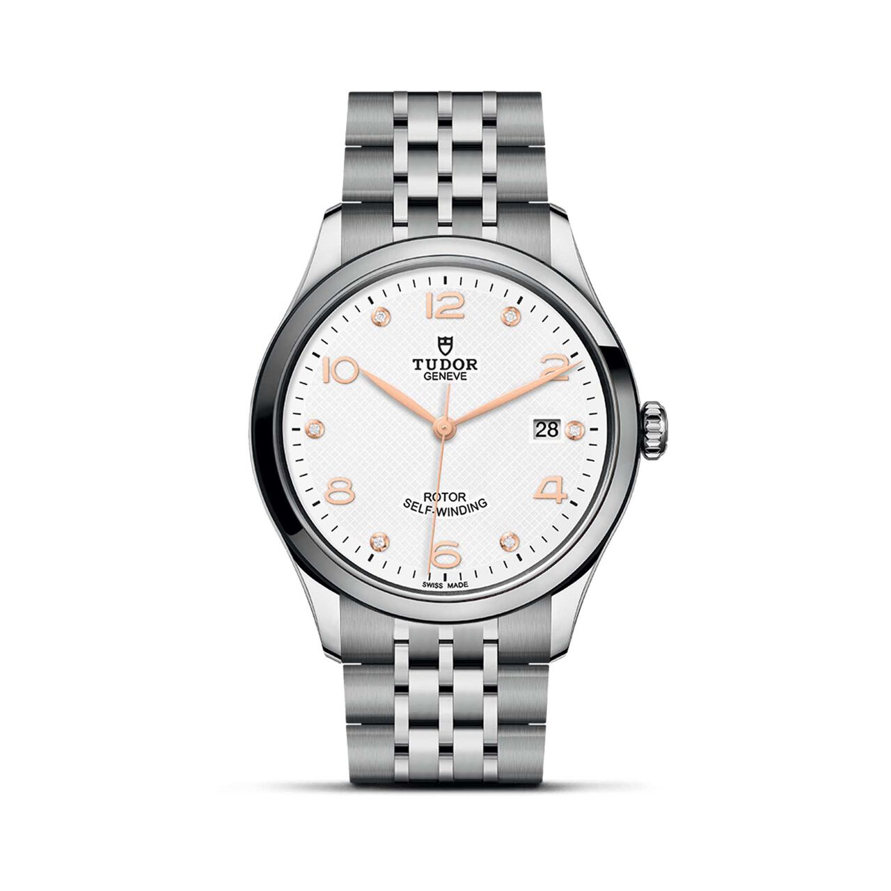Tudor 1926 39Mm Steel Case White Diamond - Set Dial Steel Bracelet image number 0