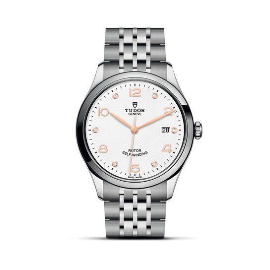Tudor 1926 39Mm Steel Case White Diamond - Set Dial Steel Bracelet image number 0