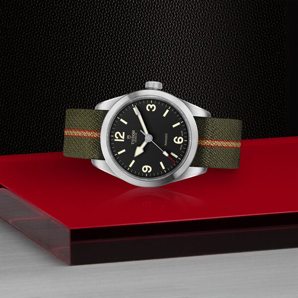 Ranger 39 mm automatique en acier inoxydable