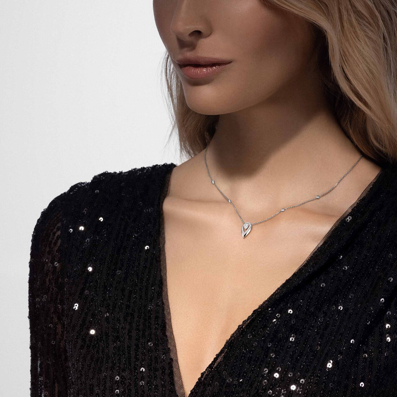 Messika Fiery White Gold and Diamond Pendant .25ct image number 1