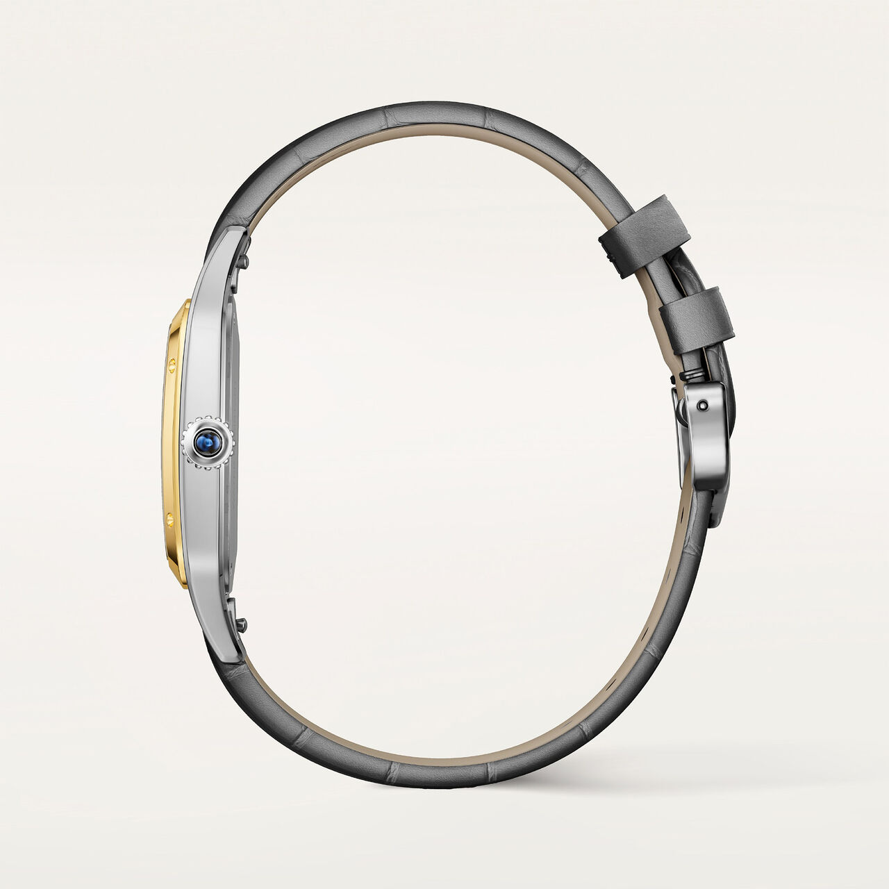 Cartier Santos-Dumont Large Quartz 43 X 31 mm Yellow Gold and Stainless Steel W2SA0046 front image number 3