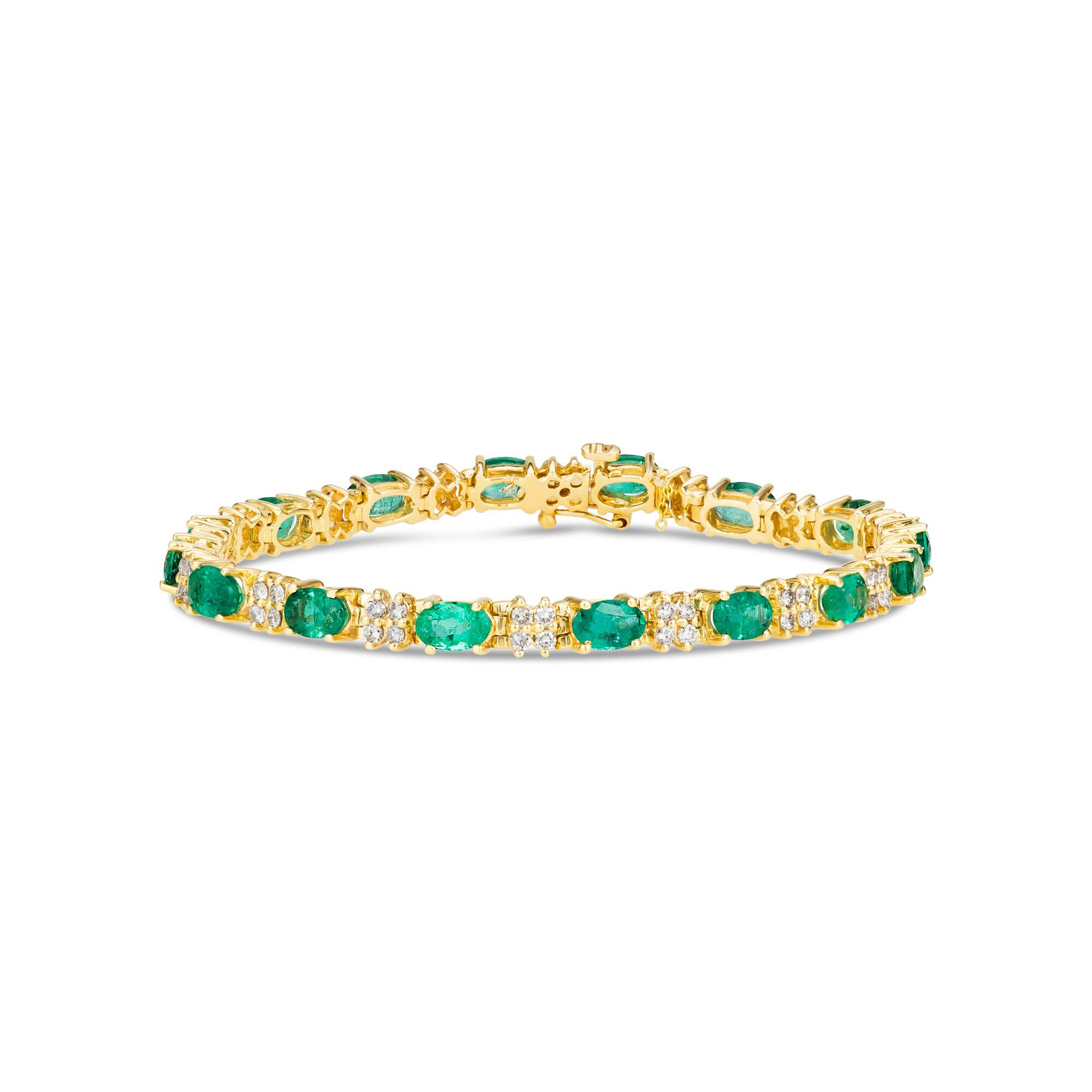 Gold and emerald on sale