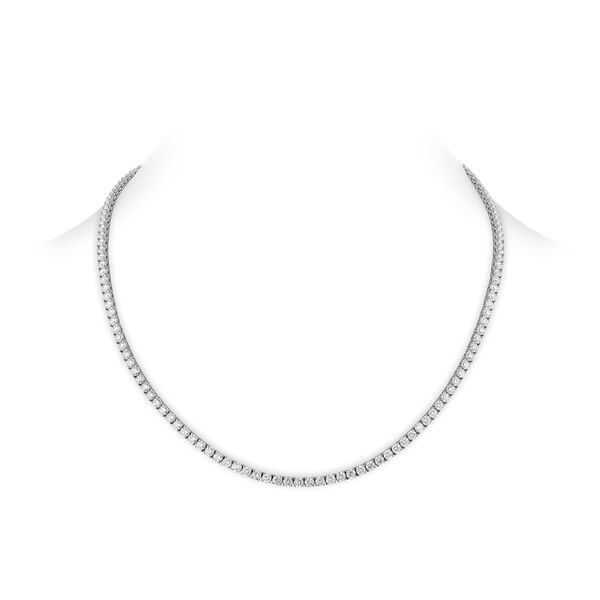 Collier riviera en diamant 10,95 ct