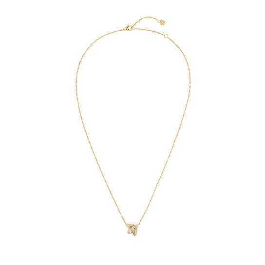 Chaumet Bee My Love Yellow Gold and Diamond Pavé Bee Pendant image number 1