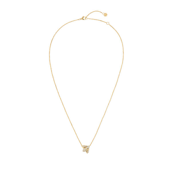 Pendentif Bee de Chaumet en or jaune avec pavé de diamants