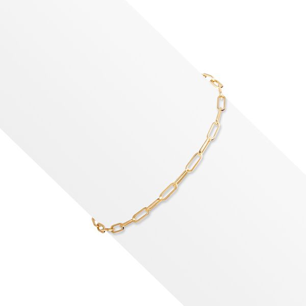 Bracelet chaîne en or jaune