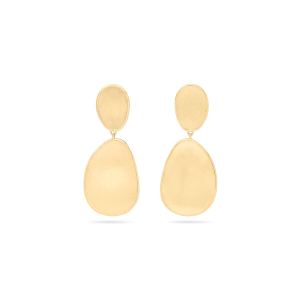 Lunaria Yellow Gold Drop Earrings
