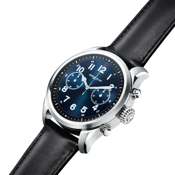 Summit 2 42mm acier inoxydable et cuir