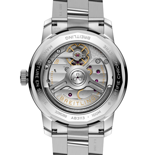 Top Time 38 mm automatique en acier inoxydable
