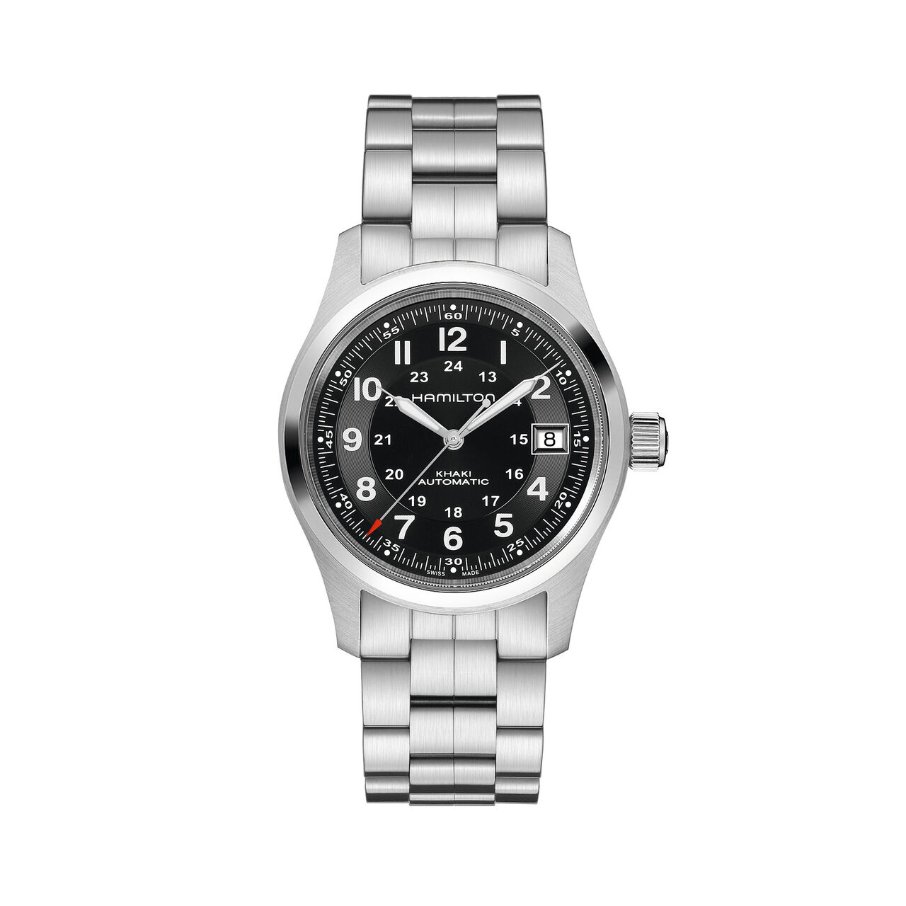 Hamilton Khaki Field 38 mm automatique en acier inoxydable image number 0